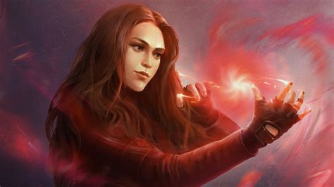Visual sense and scarlett witch